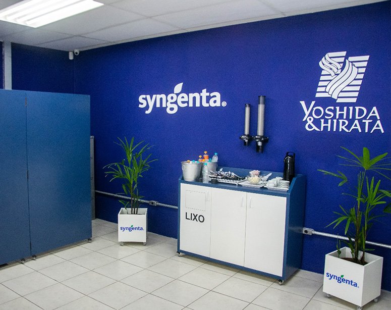 Refeitorio da empresa Syngenta e Yoshida&Hirata